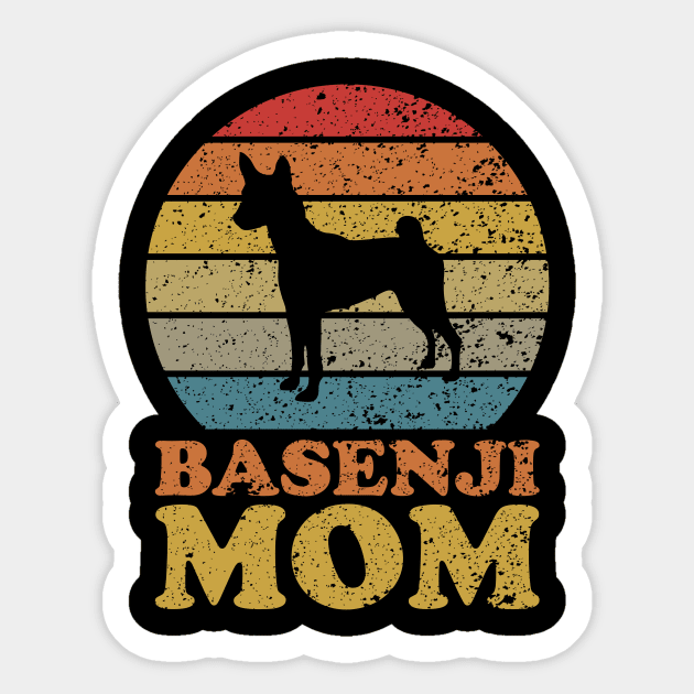Basenji Mom Sticker by AmazingDesigns